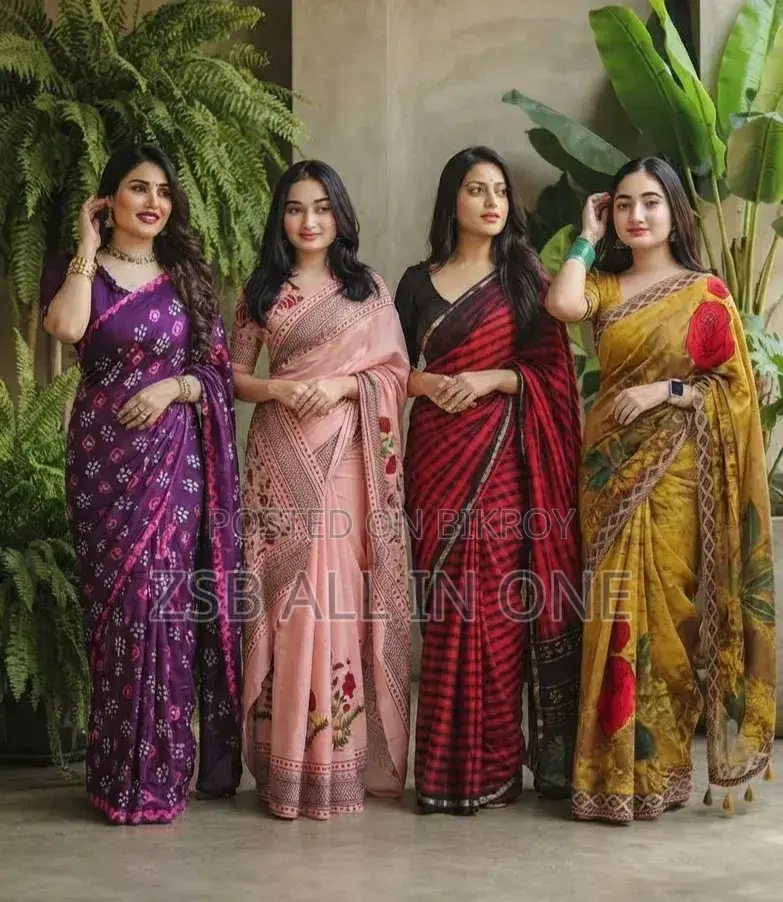 Premium Hybrid Half Cotton Saree