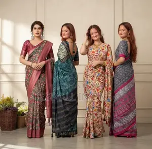 Premium Hybrid Half Cotton Saree