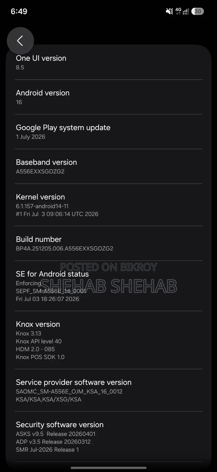 Samsung Galaxy A55 128 GB White