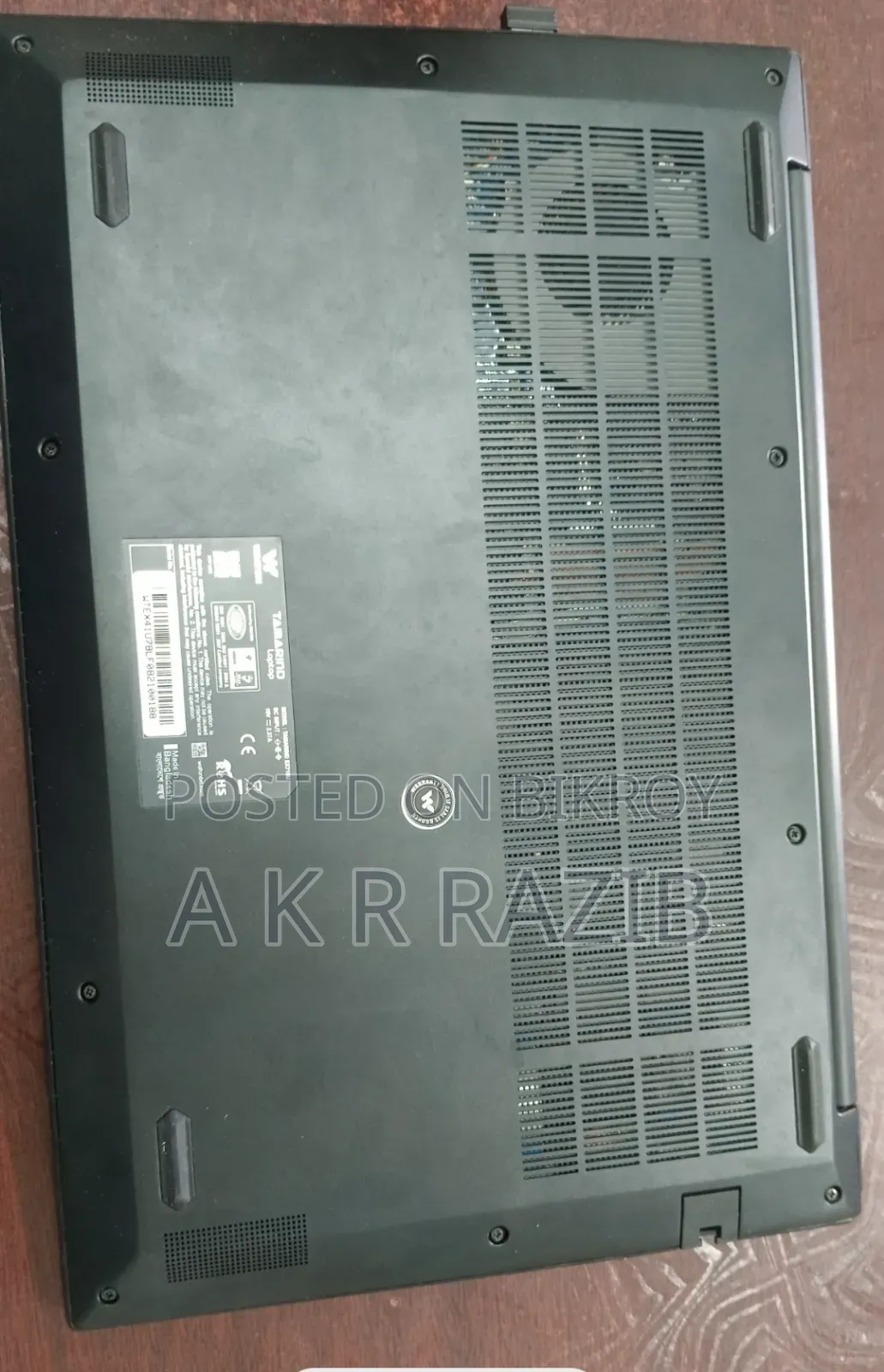 Laptop 8GB Intel Core I7 HDD 500GB