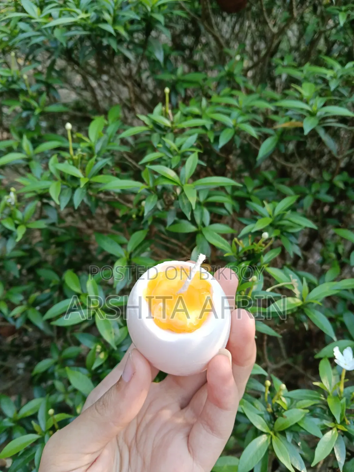 Cute Egg Candle