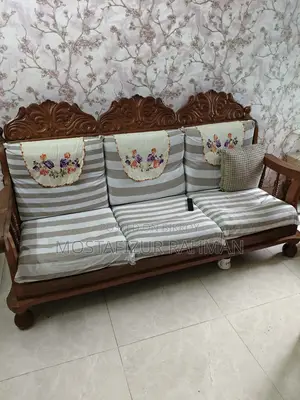 Emergency Sale of Teak Wood Sofa Set