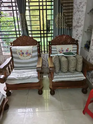 Emergency Sale of Teak Wood Sofa Set