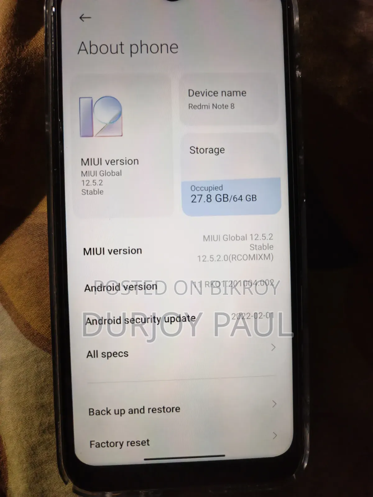 Xiaomi 4 GB White