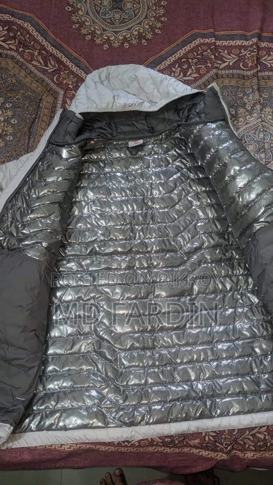 100% Polyester Omni Heat Duck Feather Jacket