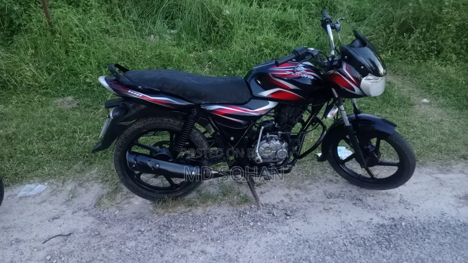 Bajaj Discover 100 2014 Black