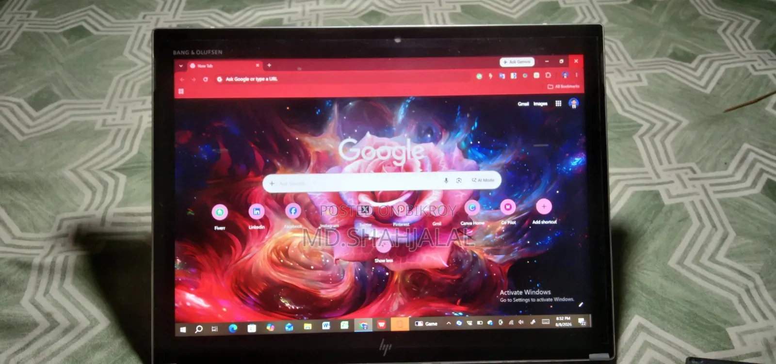 Laptop HP Elite X2 1013 G4 8GB Intel Core I5 SSD 256GB