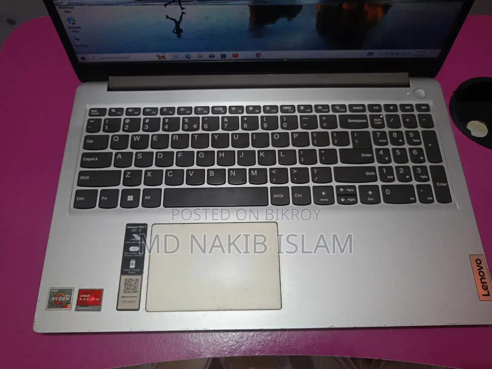 Laptop Lenovo IdeaPad 1 8GB AMD Ryzen 3 SSD 512GB