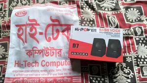 A D7 laptop speaker and an A4 Tech keyboard used for one month.