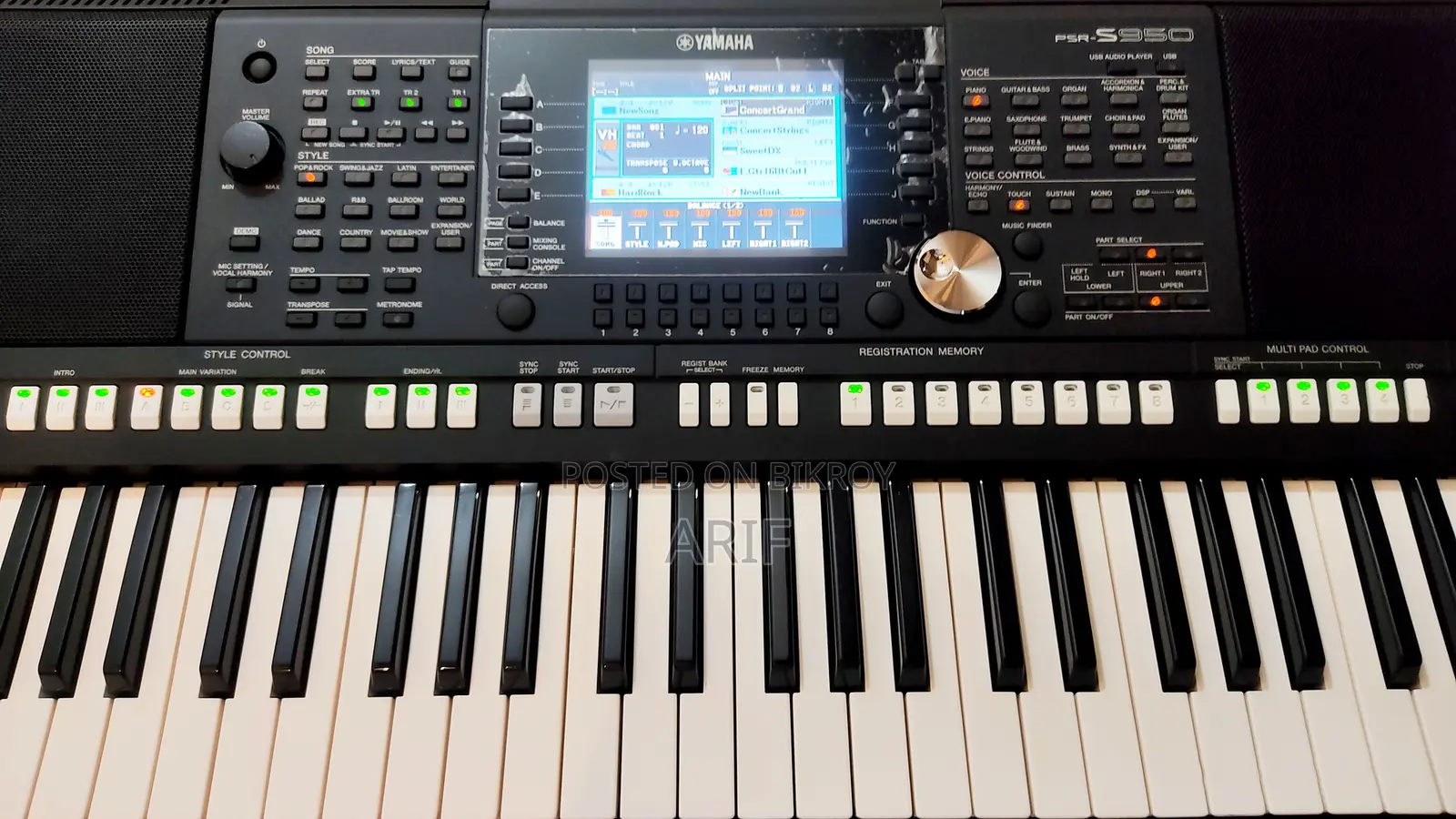 YAMAHA PSR-S950 Professional Workstation With Indian Expansion