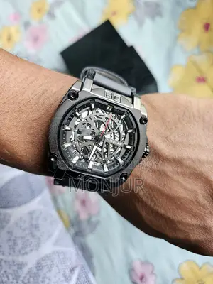 Tubular Men's Skeleton Watch