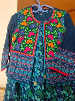 Embroidered Koti Dress on Block