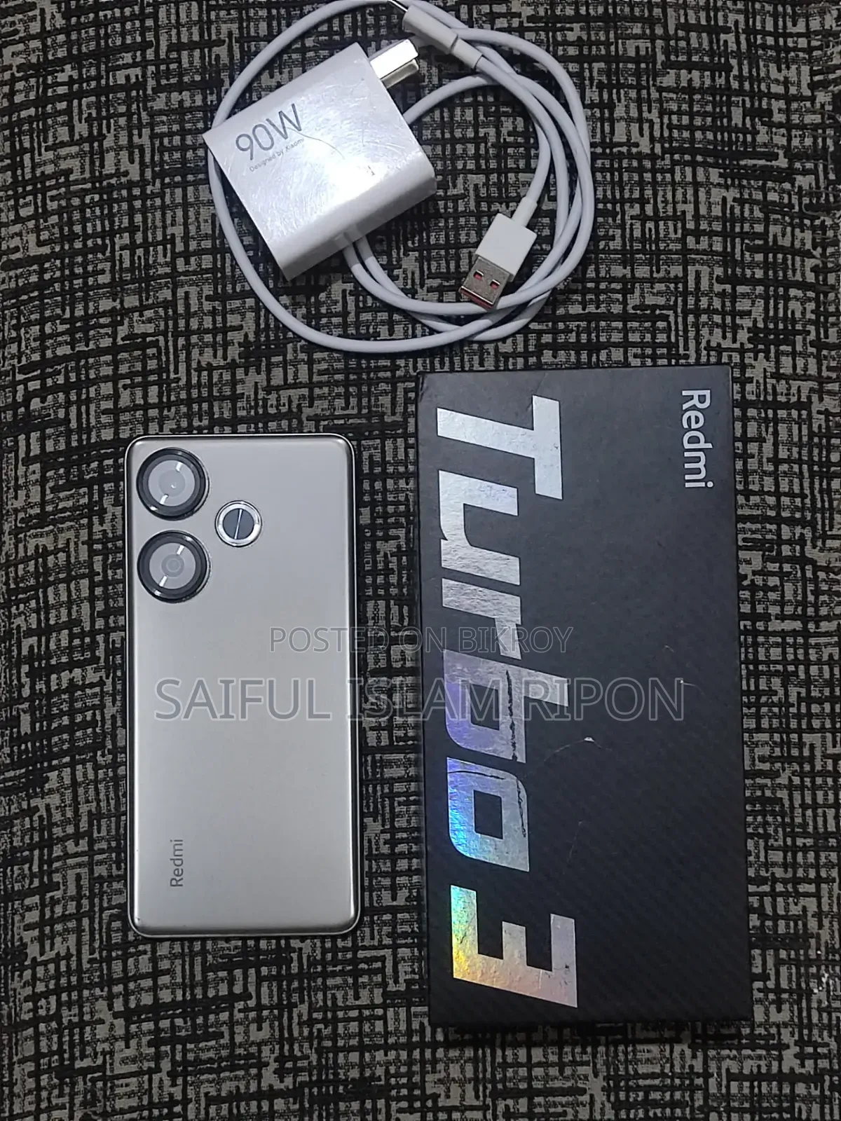 Xiaomi Redmi Turbo 3 256 GB Gray