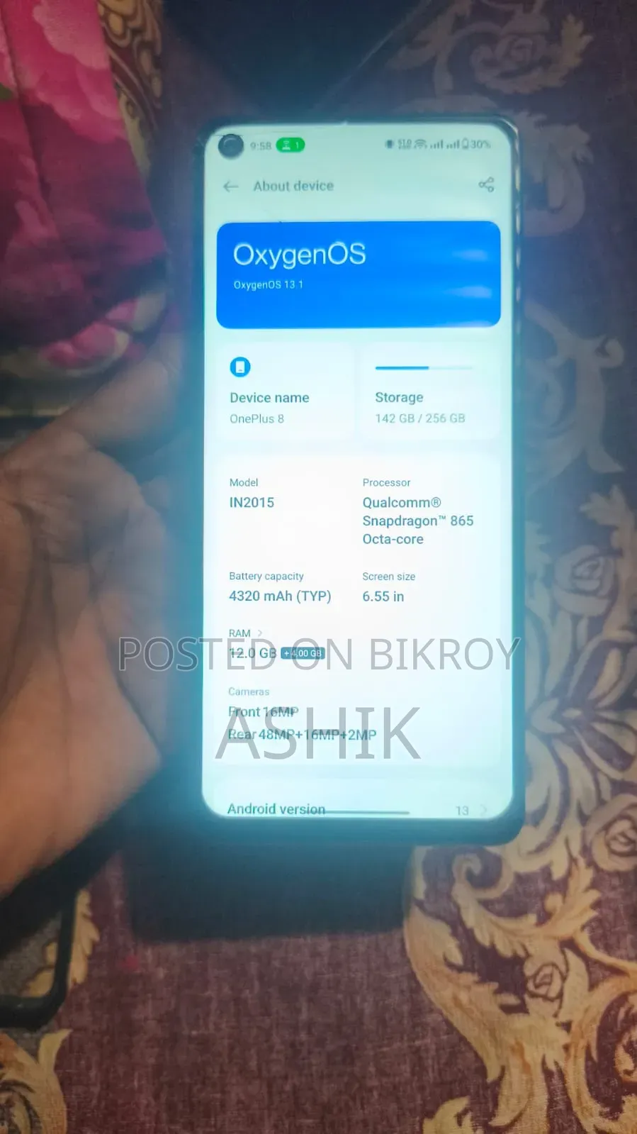 OnePlus 8 256 GB Yellow