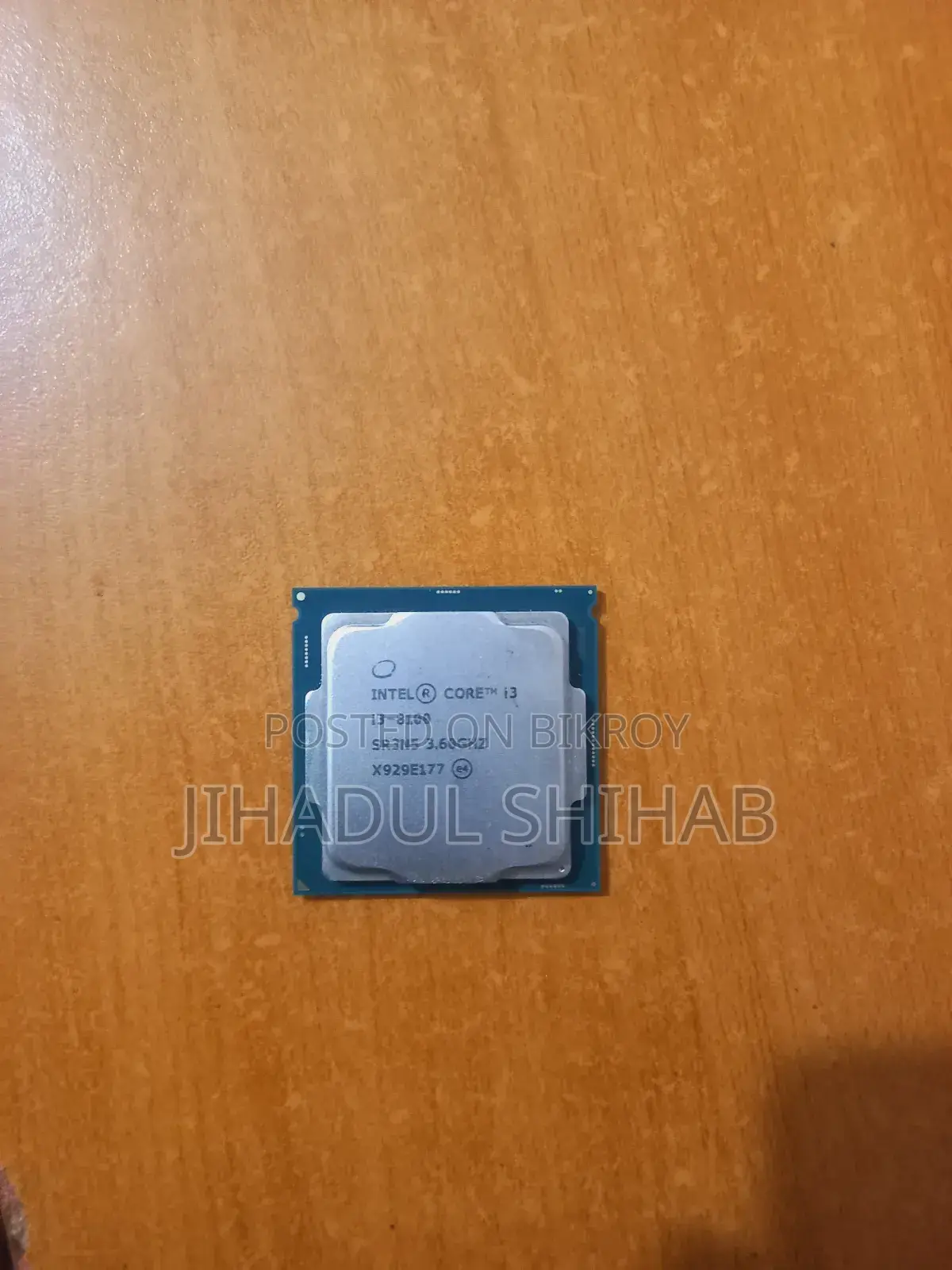 Intel Core i3-8100 (8th Gen) 3.60 GHz