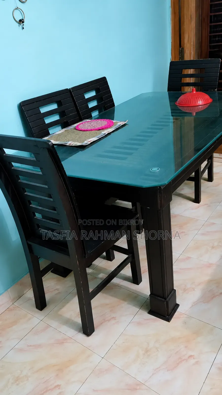 ডাইনিং টেবিল বিক্রি হবে একদম ফুল ফ্রেশ