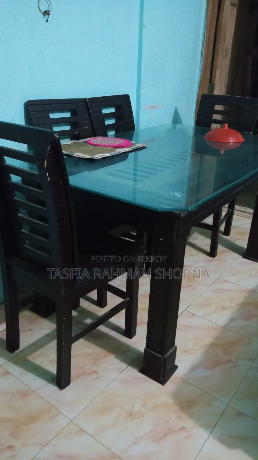 ডাইনিং টেবিল বিক্রি হবে একদম ফুল ফ্রেশ