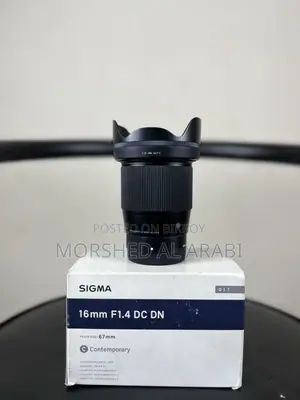 Sigma 16mm F1.4 — Like New Condition | With Original Box