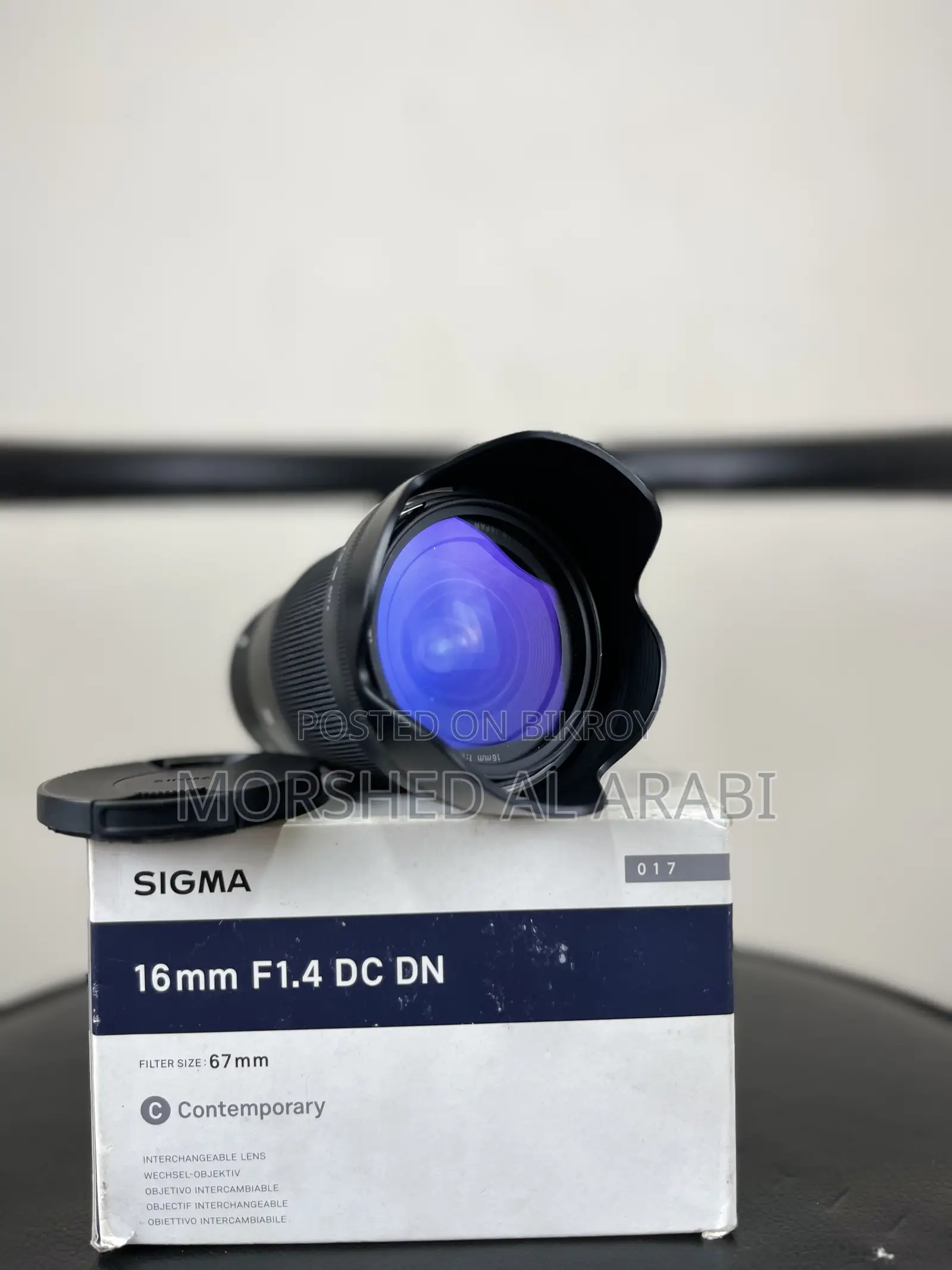Sigma 16mm F1.4 — একদম নতুন কন্ডিশন | অরিজিনাল বক্স সহ