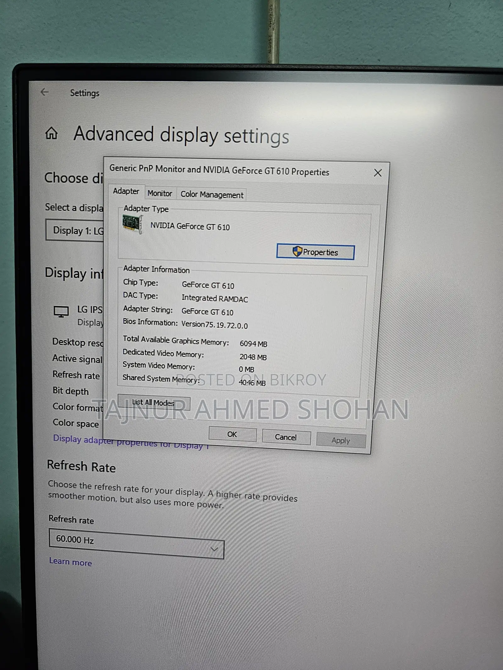 Desktop Computer Gigabyte 8GB Intel Core i3 HDD+SSD 1.5TB