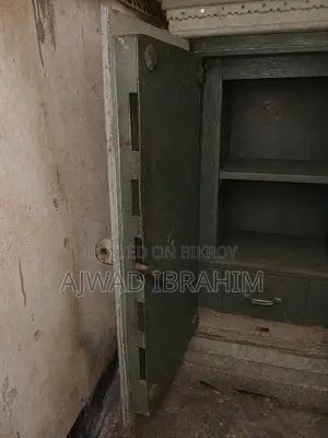 Solid Iron Antique Safe