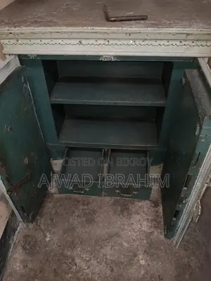Solid Iron Antique Safe