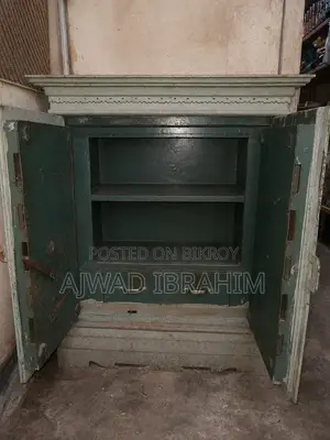 Solid Iron Antique Safe