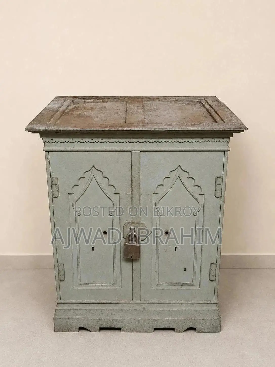 Solid Iron Antique Safe