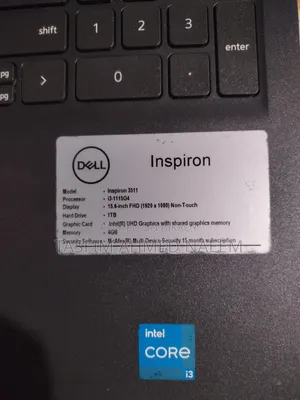 Laptop Dell Inspiron 15 3511 4GB Intel Core i3 SSD 1TB
