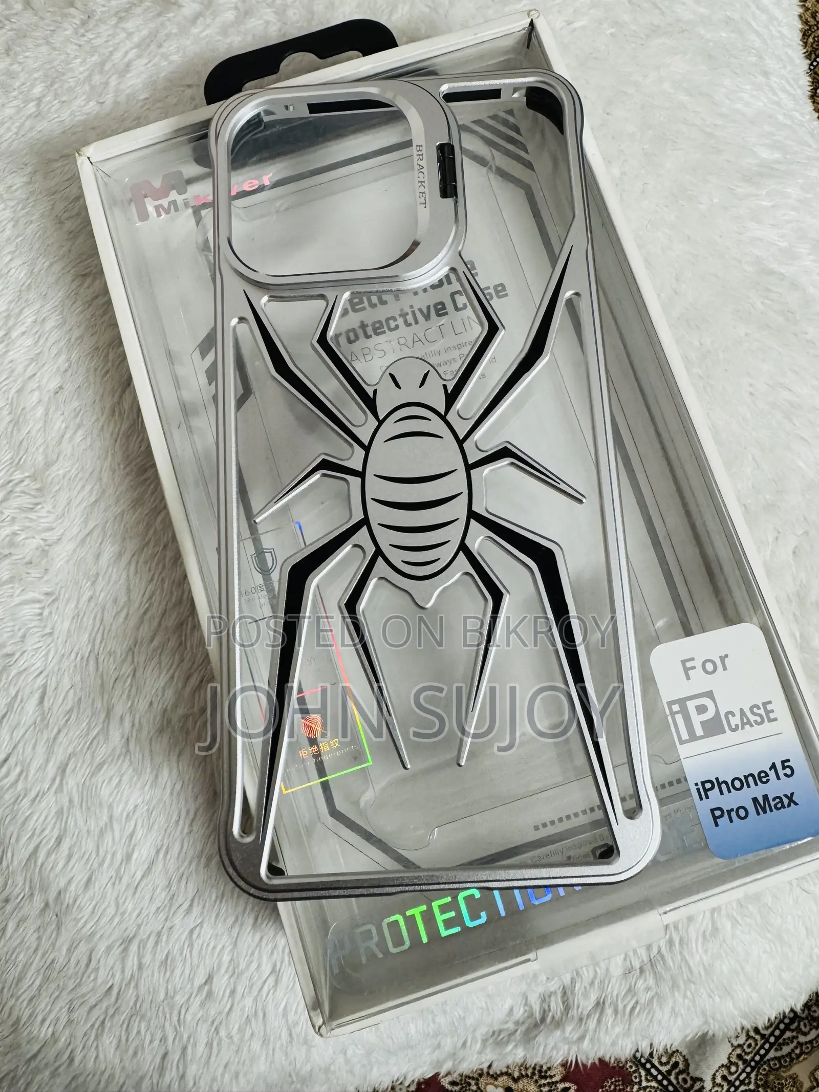 Premium Aluminum Spider Case for iPhone 15 Pro Max
