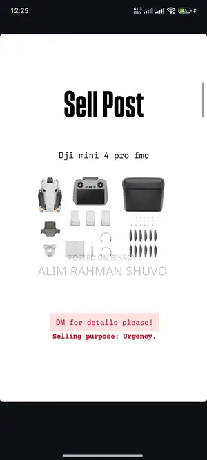 Dji Mini 4 Pro Fly More Combo With RC2 Remote