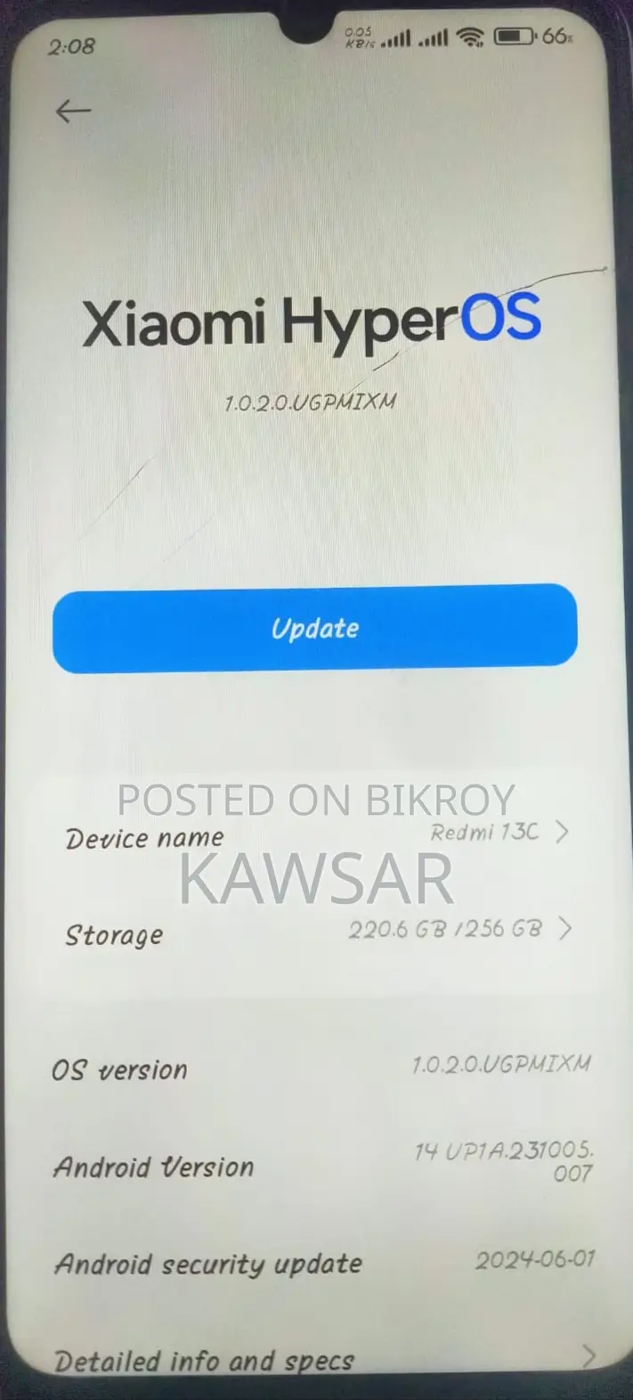 Xiaomi Redmi 13C 5G 256 GB Silver