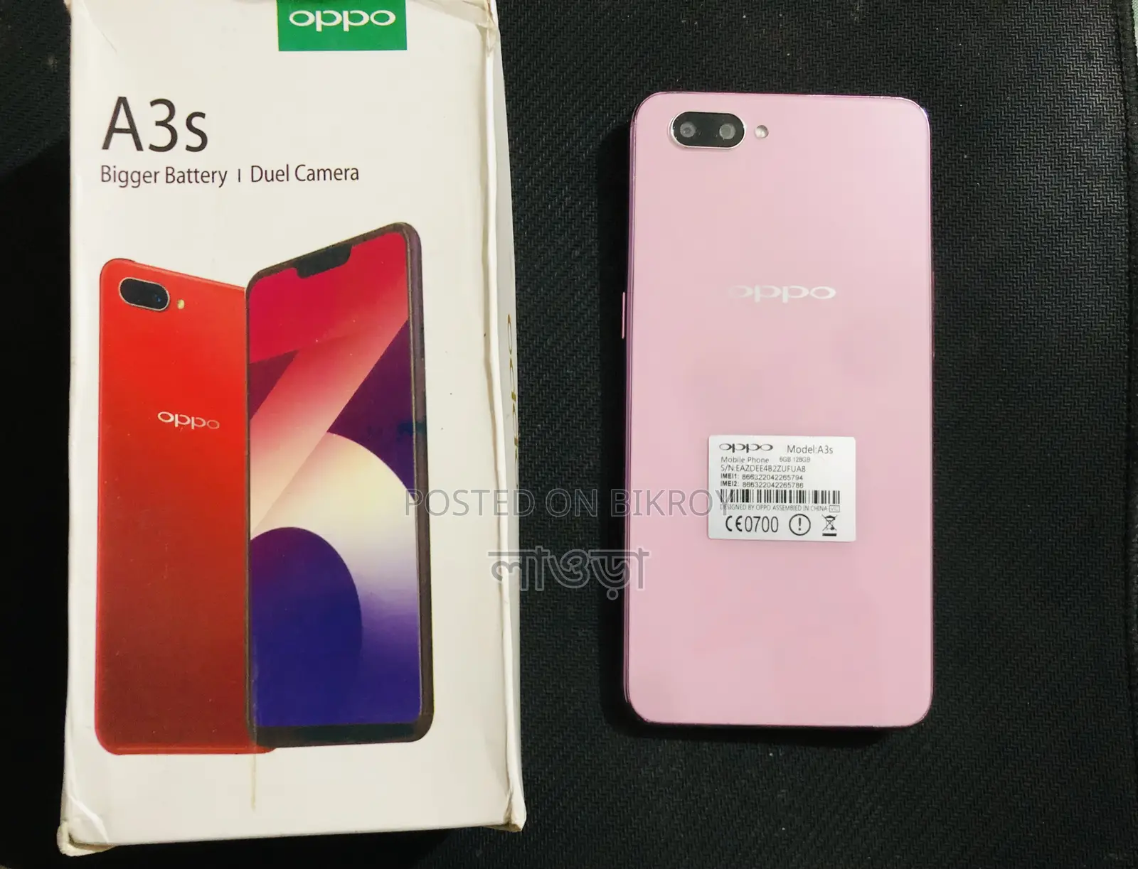 Oppo A3s 256 GB Pink
