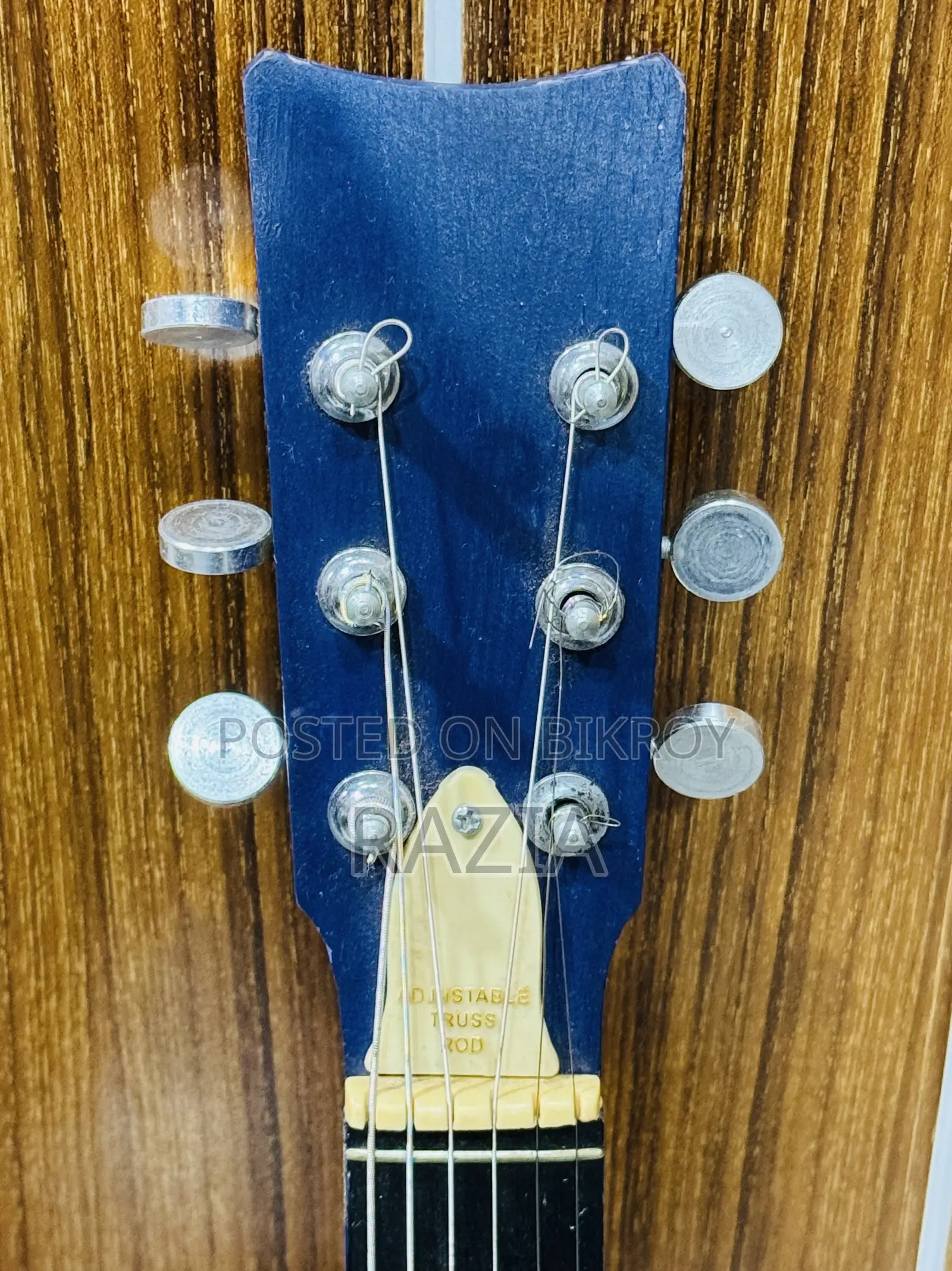 Blue Acoustic Guitar