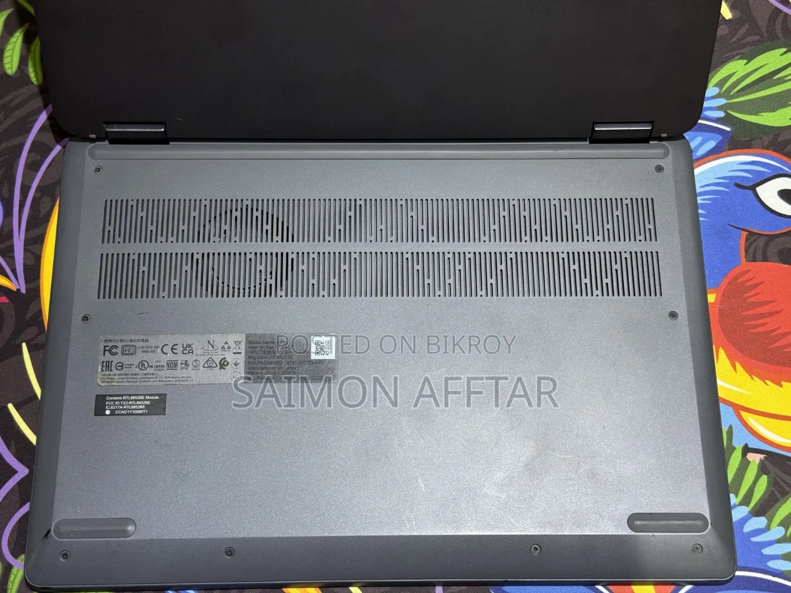 Laptop Lenovo Flex 5 8GB Intel Core I3 SSD 256GB