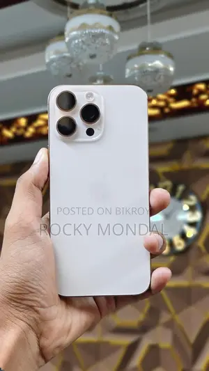 অ্যাপল আইফোন ১৬ প্রো ম্যাক্স ২৫৬ জিবি হোয়াইট