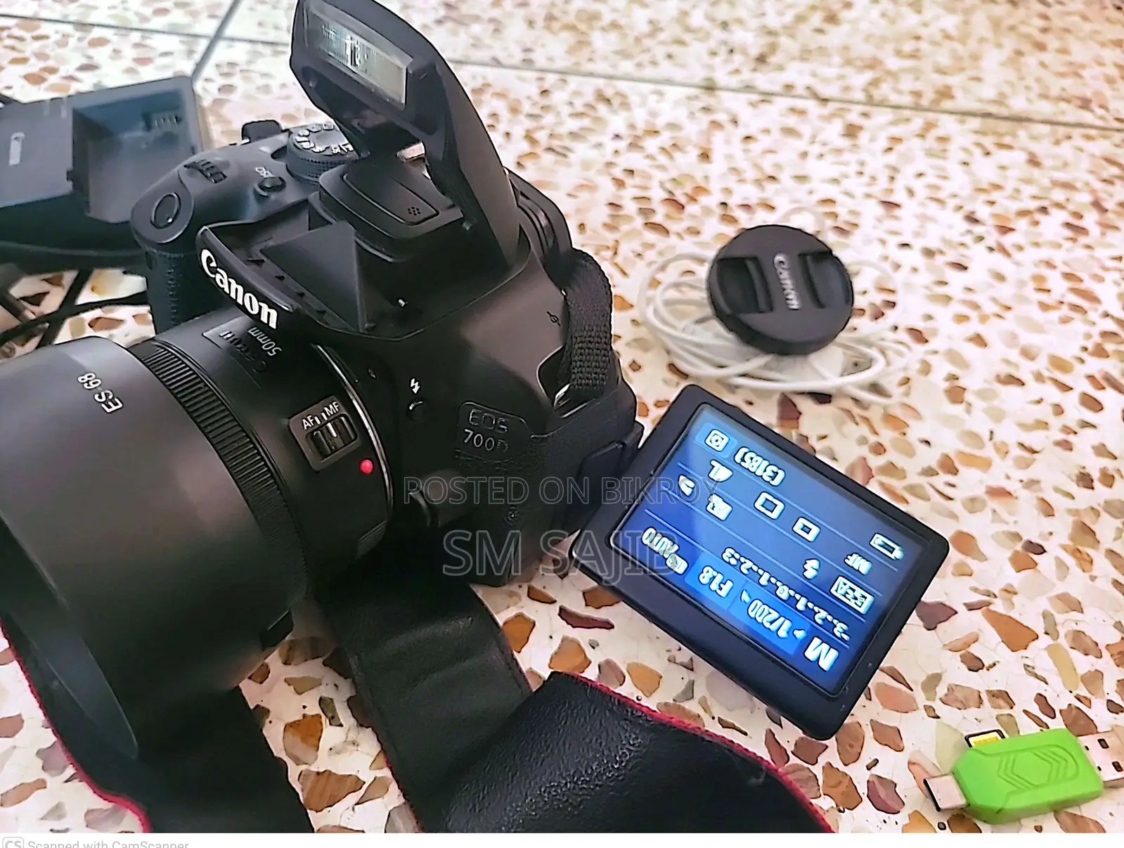 Canon 700D With 50mm Kit Lens STM
