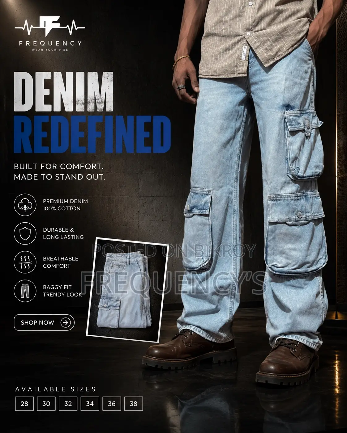 Premium Baggy Jeans for Sale (Wholesale Also)