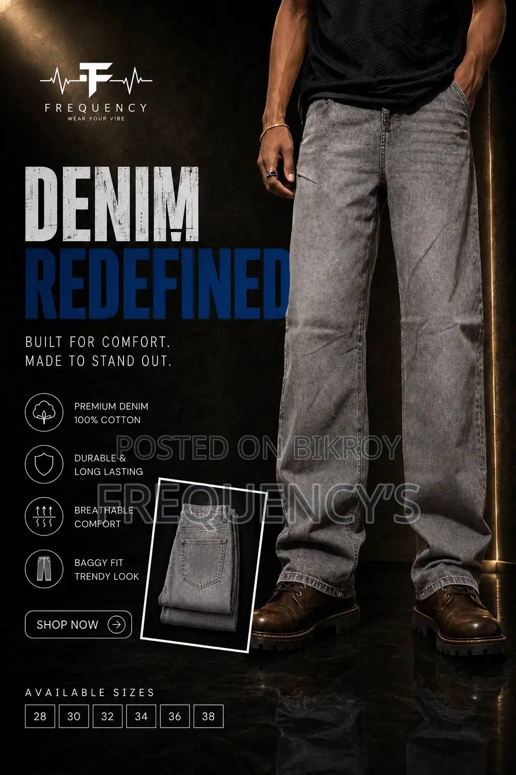 Premium Baggy Jeans for Sale (Wholesale Also)