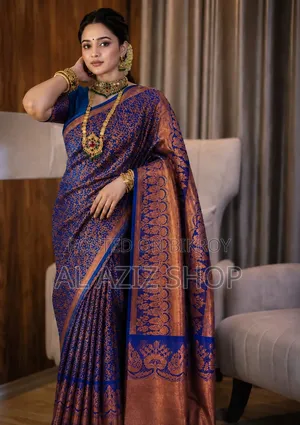 কাঞ্জিভরম কাতান শাড়ি