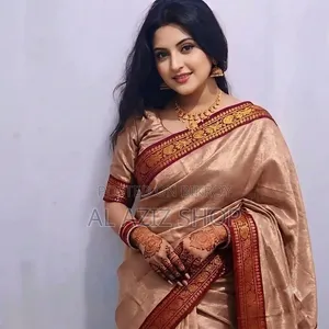 ইন্ডিয়ান লামা সিল্ক শাড়ি
