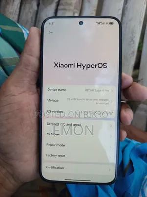 Xiaomi Redmi Turbo 4 Pro 256 GB Black