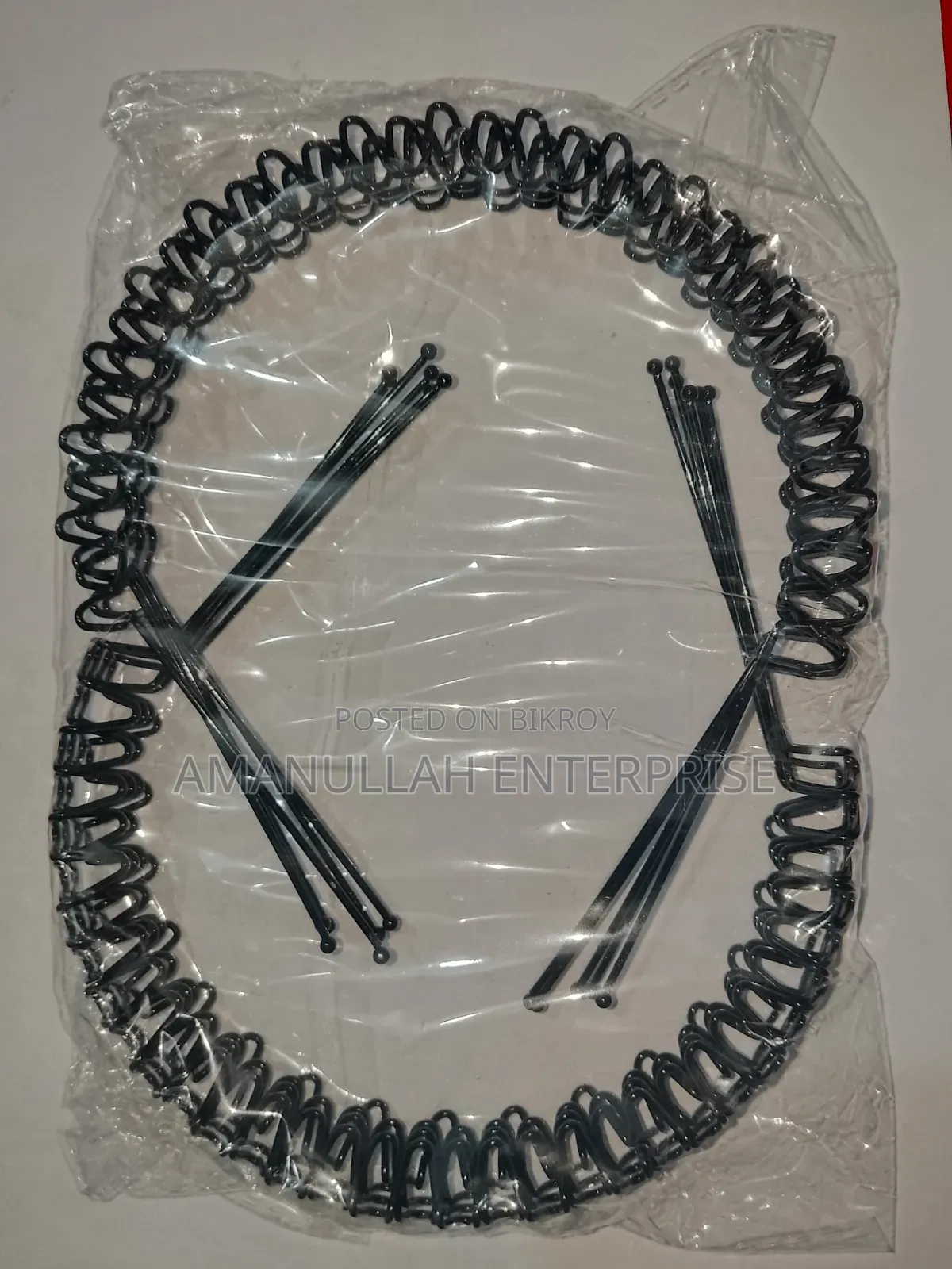 Black Metal Zig Zag Headband | Non-Slip Hair Band/Amanullah Enterprise