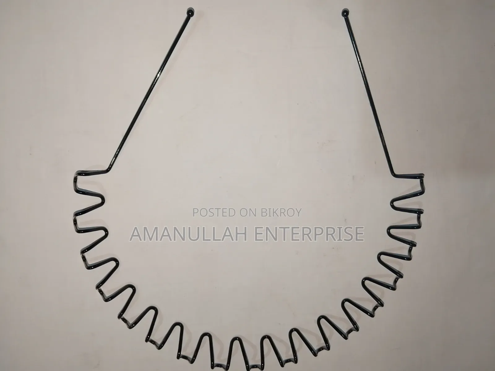 Black Metal Zig Zag Headband | Non-Slip Hair Band/Amanullah Enterprise