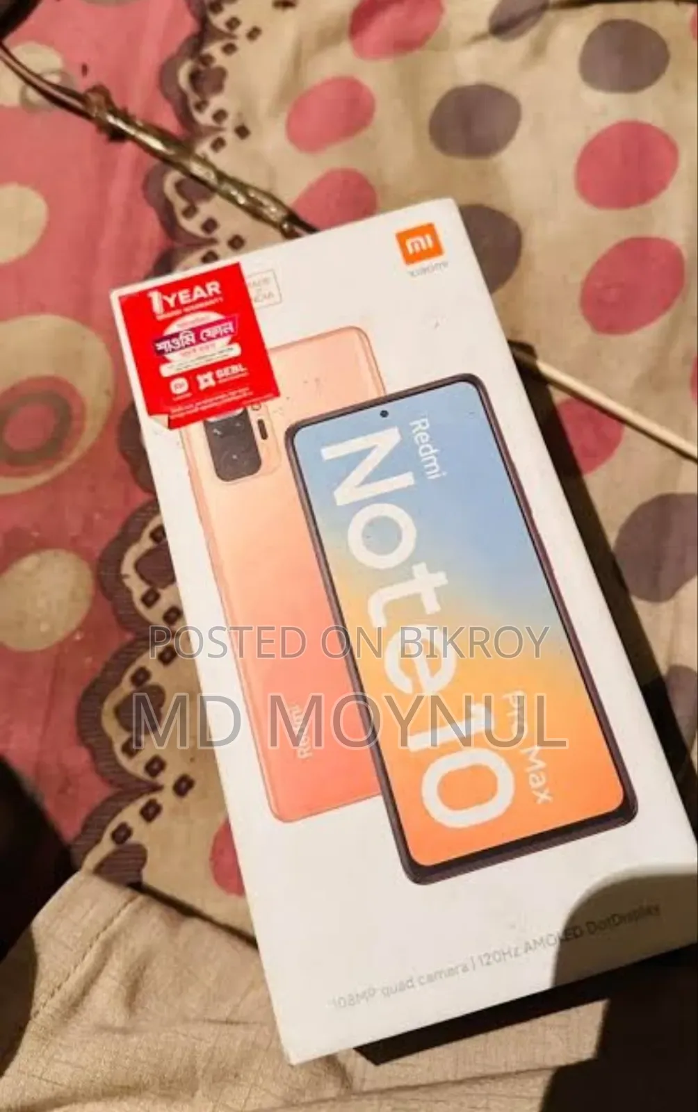 Xiaomi Redmi Note 10 Pro Max 128 GB Orange