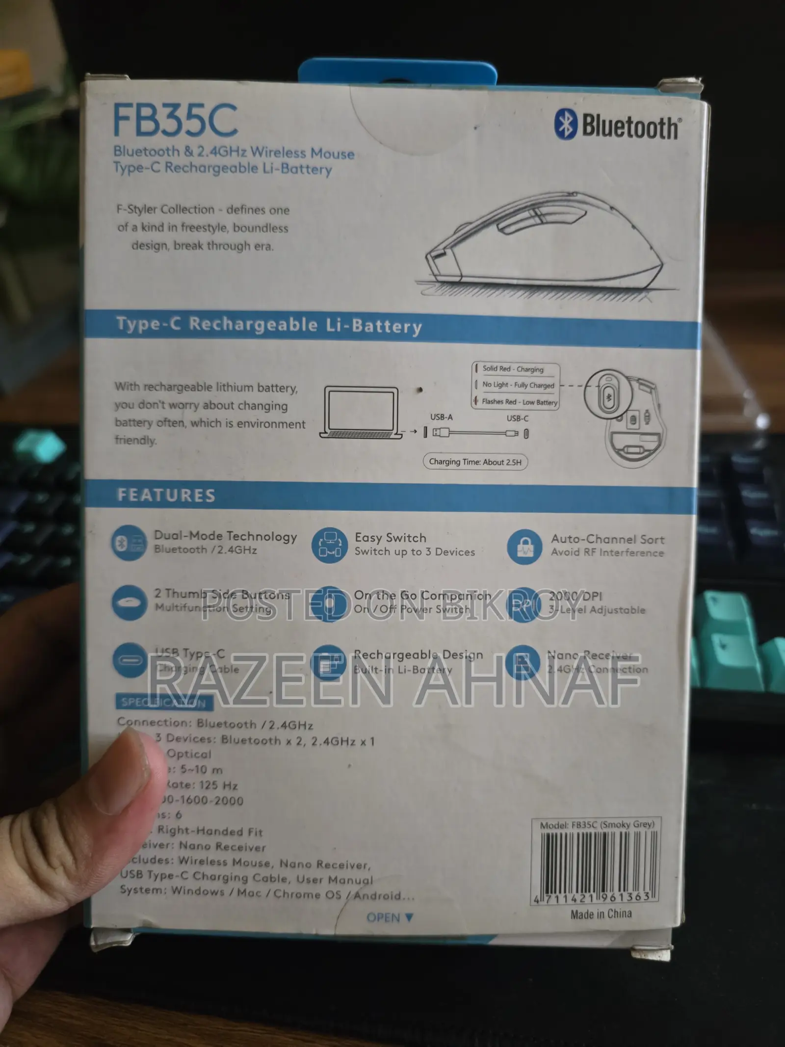 A4tech FB35C Gaming Mouse