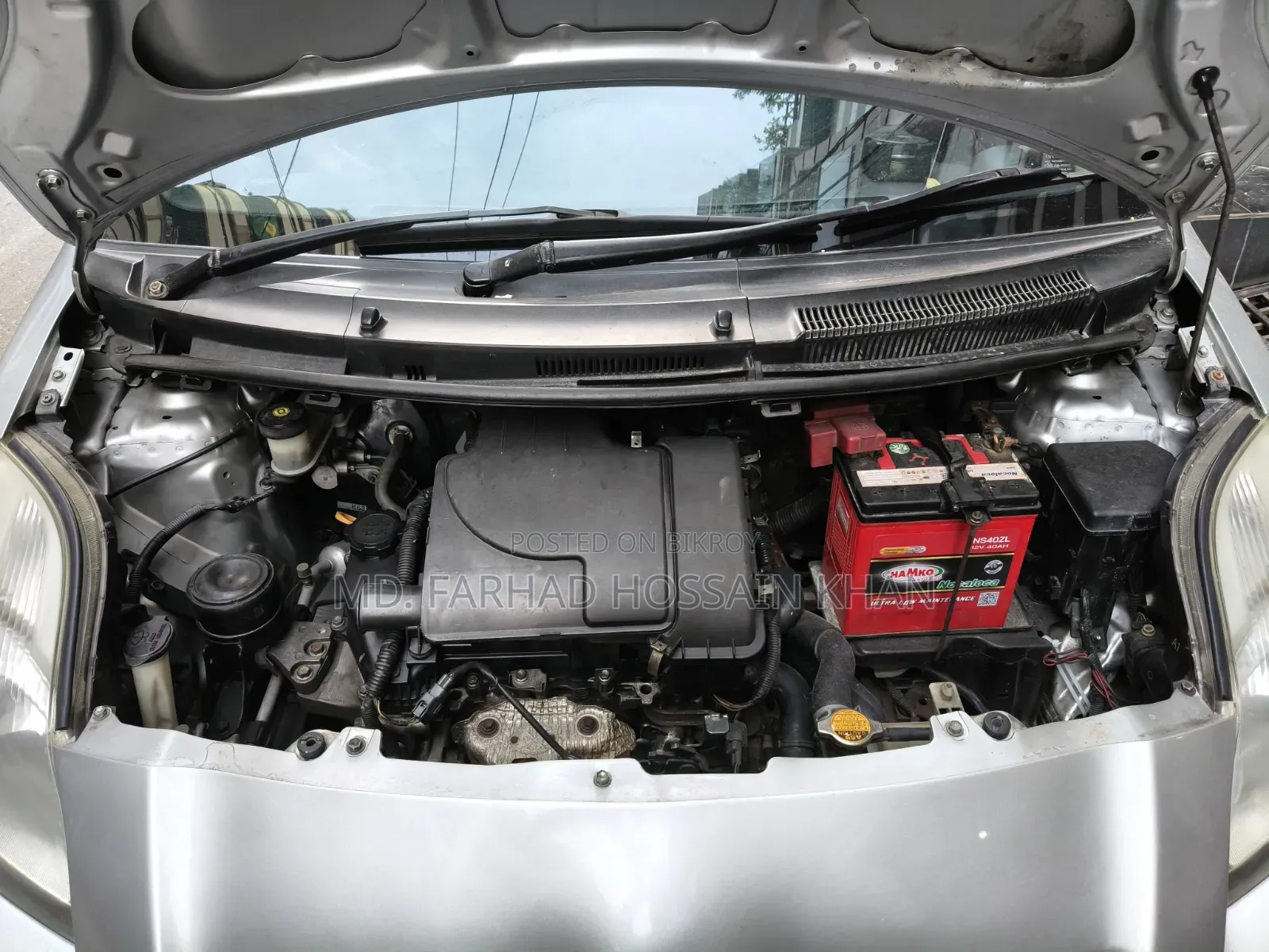 Toyota Vitz 2008 Silver