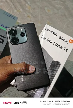 New Xiaomi Redmi Note 14 5G 256 GB Red