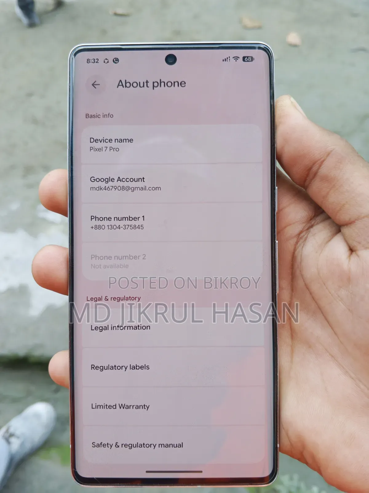 Google Pixel 7 Pro 128 GB White