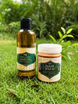 Organic Hair Oil and Hair Pack Combo